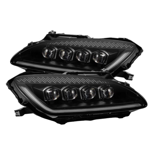 Headlights - S2000 (00-09) - NOVA-Series Projector LED - Black