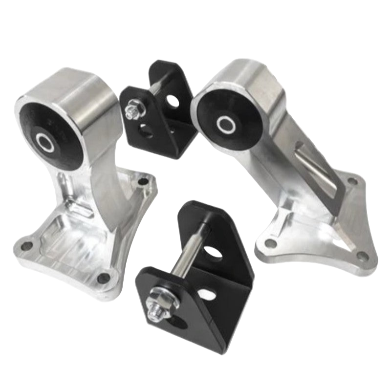 Motor Mounts - S2000 (00-09) - Aluminum - 75A Bushings - Silver (NoTrans Mount)