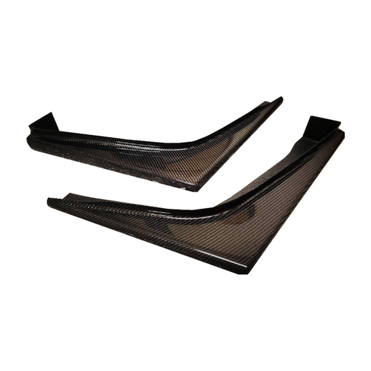 Bumper Front Canards- NSX (91-01) - Carbon - For Spec-TC Style Bumper