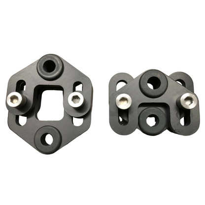 Exhaust Hangers Adjustable (pair) - Black