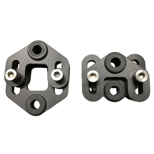 Exhaust Hangers Adjustable (pair) - Black
