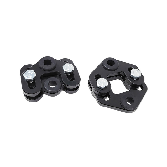 Exhaust Hangers Adjustable (pair) - Black/Red