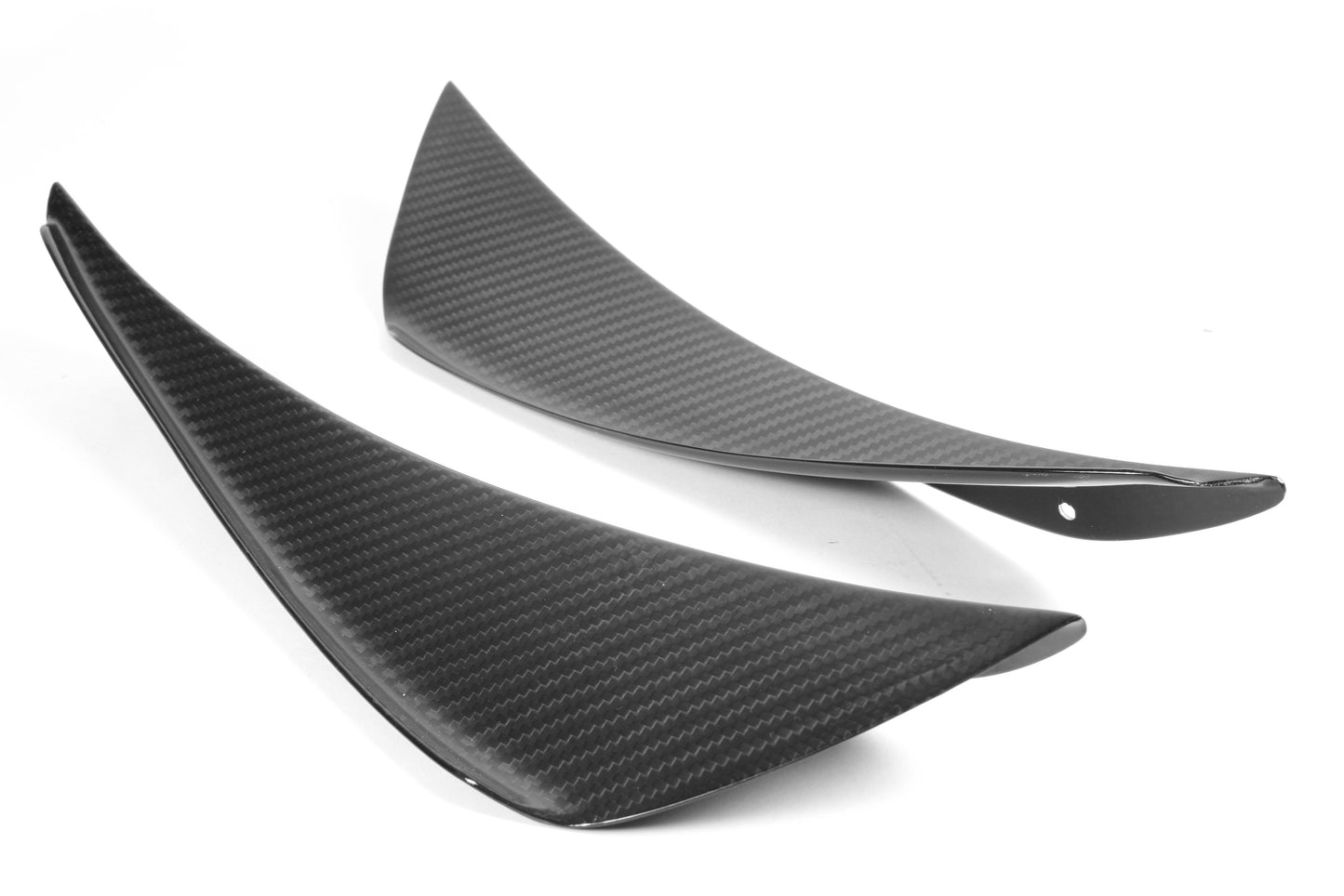 Bumper Front Canards - S2000 (04-09) - Carbon - For OEM Bumper