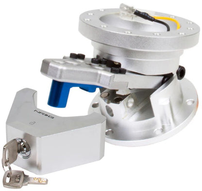 Steering Wheel Quick Tilt System w/Lock - Silver