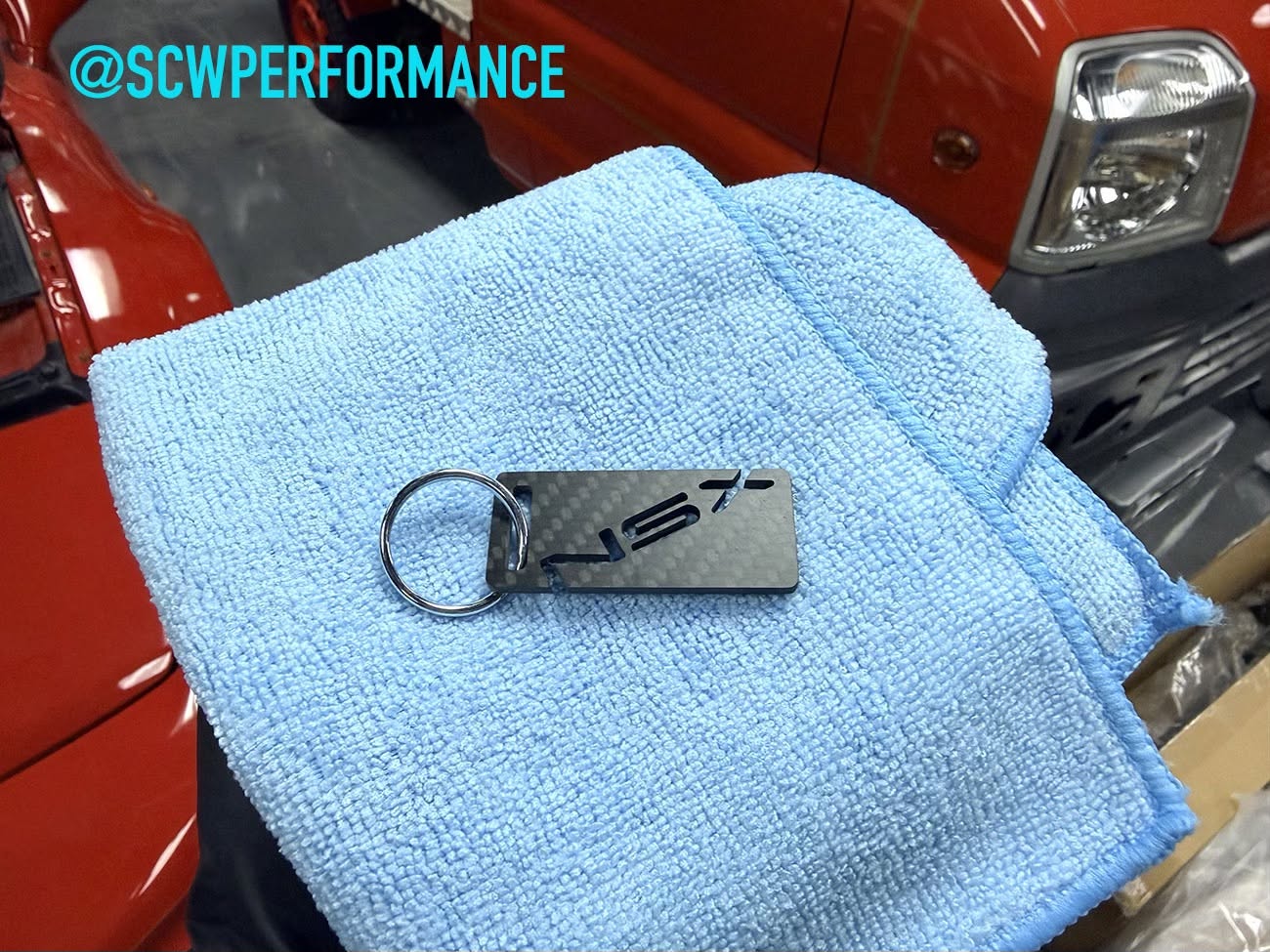 Keychain - NSX Dry Carbon Fiber Key Tag