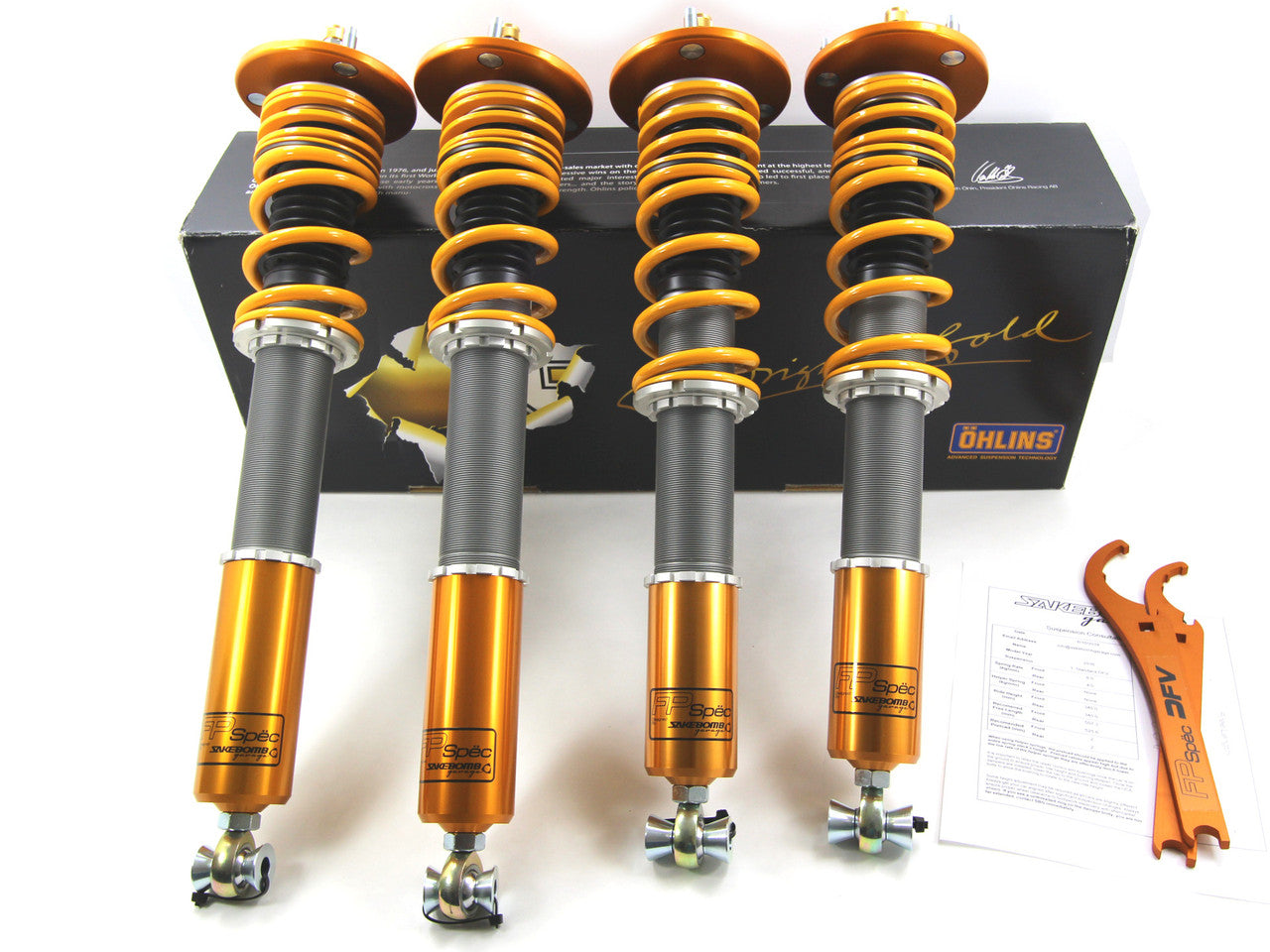 ケンコーデルフィナンスCE-RX BM/NS Coilover Kit - NSX (91-05) - Sakebomb FPSpec Ohlins DFV 