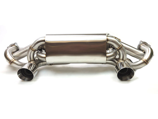 PRIDE 20+ Porsche 718 GT4 / Spyder / GTS 4.0L Valved Sport Muffler Exhaust