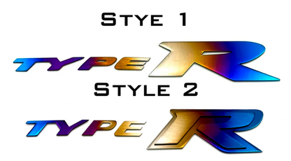 Emblem - Honda Civic FK8/FL5 Type-R Badge - JDC Titanium