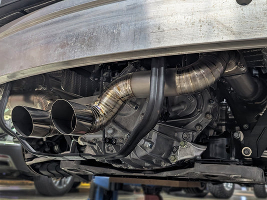 PRIDE NSX 2017-2022 Titanium Muffler Delete Exhaust