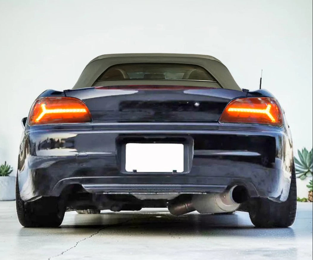 Tail Lights - S2000 (00-09) - LED Sequential (Black Chrome Housing)