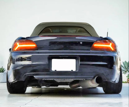 Tail Lights - S2000 (00-09) - LED Sequential (Black Chrome Housing)
