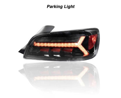 Tail Lights - S2000 (00-09) - LED Sequential (Black Chrome Housing)