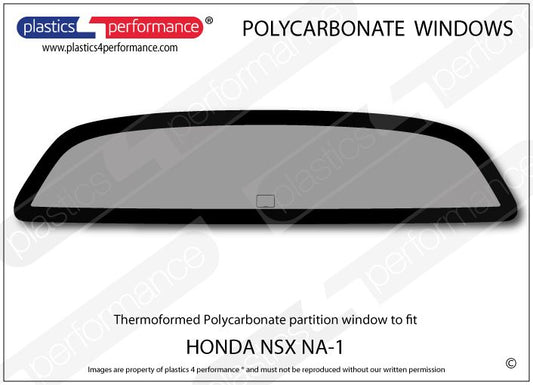 Window Partition - NSX (91-05) - Lexan 5mm Thick