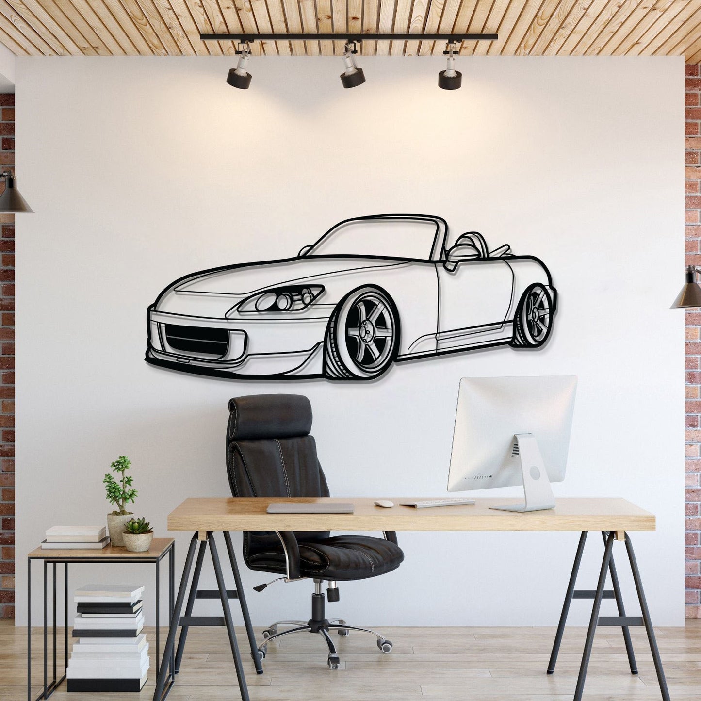 Wall Art - Car - S2000 - Metal - Front View