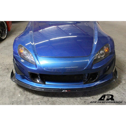Bumper Front Canards - S2000 (04-09) - Carbon - For OEM Bumper