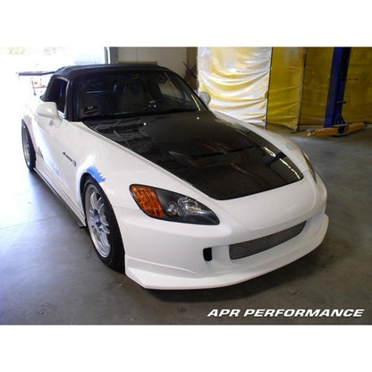Bumper Front - S2000 (00-09) - APR Style with Built in Splitter - FRP
