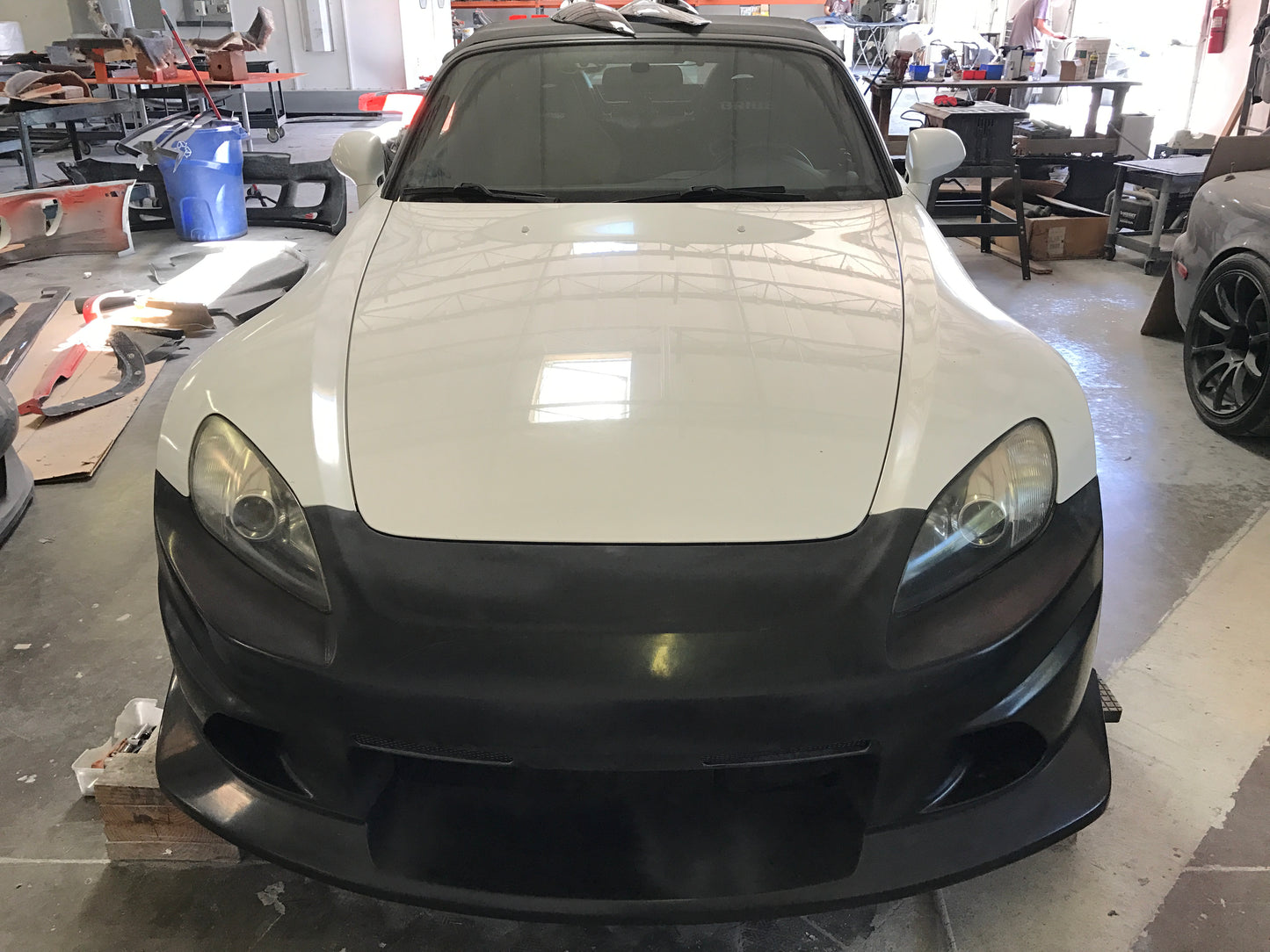 Bumper Front - S2000 (00-09) - FRP - Spec-V with Lip Carbon
