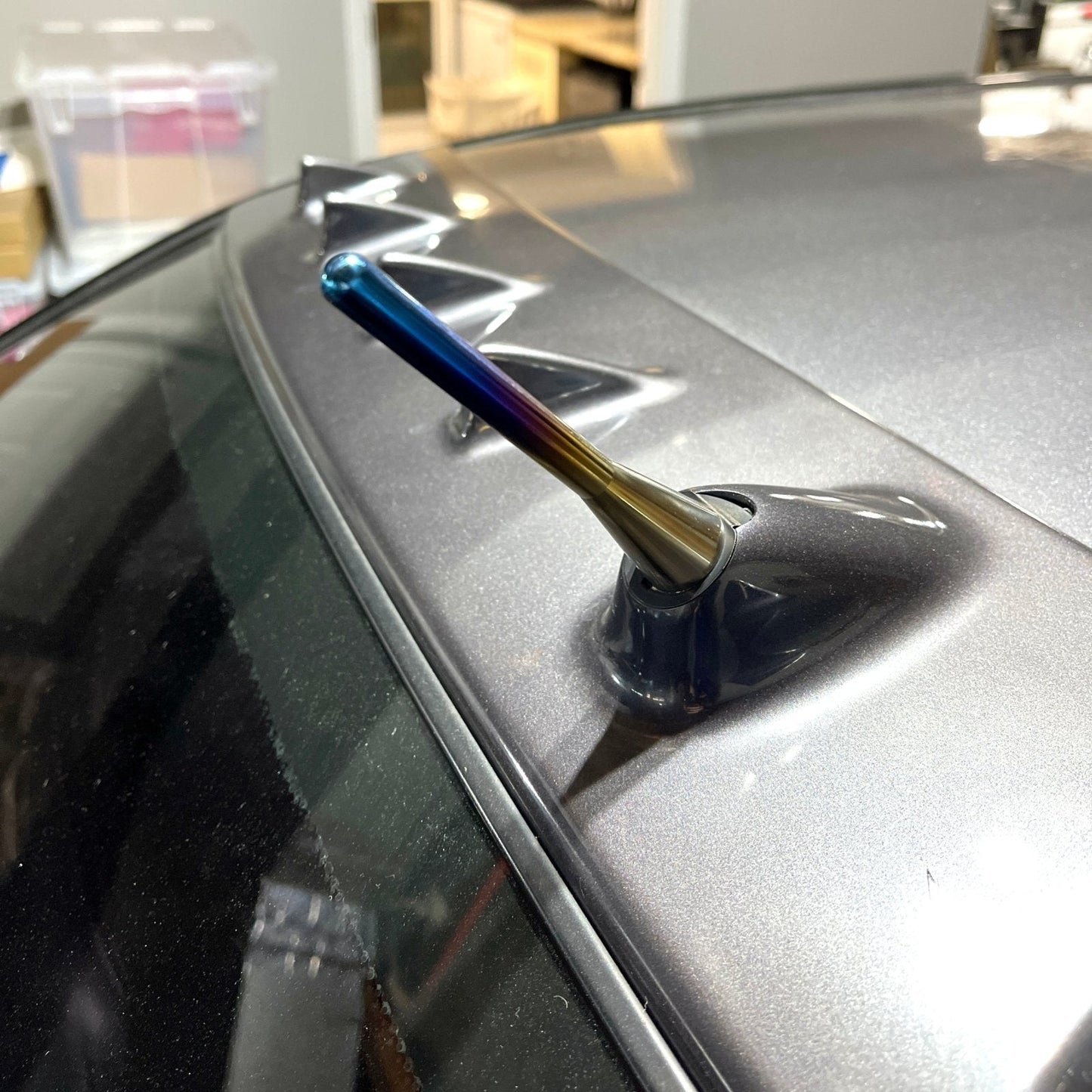Shorty Antenna - Multiple Fitments - Titanium - JDC