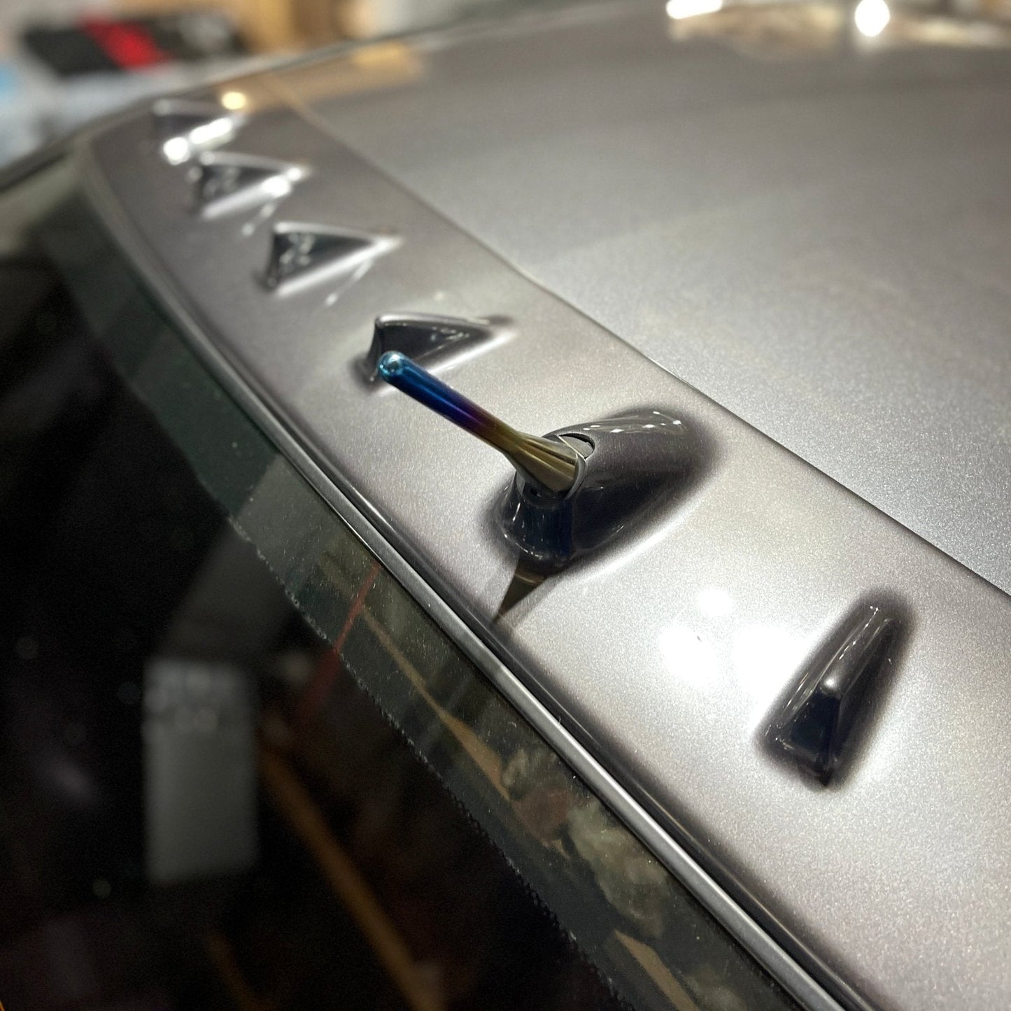Shorty Antenna - Multiple Fitments - Titanium - JDC