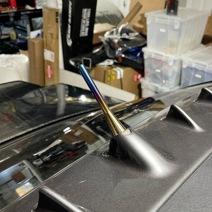 Shorty Antenna - Multiple Fitments - Titanium - JDC
