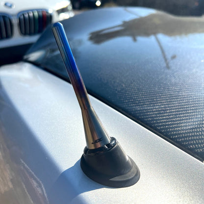 Shorty Antenna - Multiple Fitments - Titanium - JDC