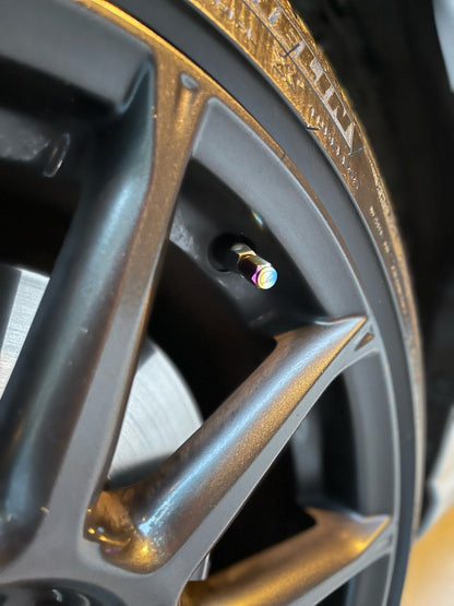 Valve Cap Set - Titanium