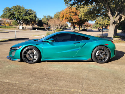 PRIDE NSX 2017-2022 Carbon Side Skirt Extensions