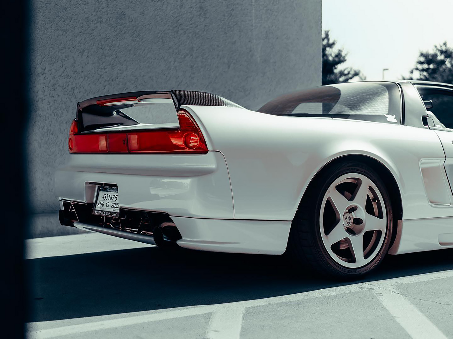 Spoiler - NSX (91-05) - NSX-R Style - Carbon - w/ LED 3rd Brake Light