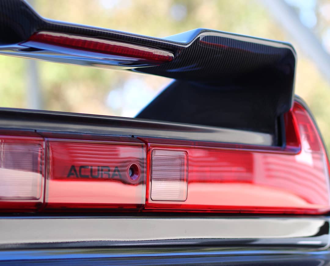 Spoiler - NSX (91-05) - Modulo Style - Carbon - w/ LED 3rd Brake Light