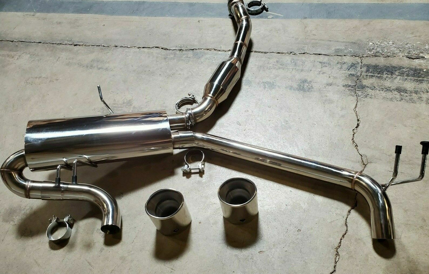 Exhaust System - S2000 (00-09) - Dual - Circuit Werks - Single Muffler