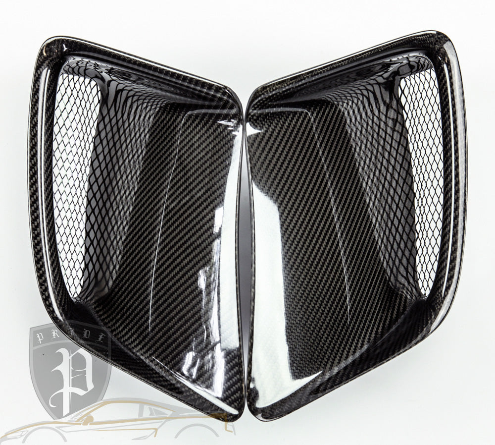 PRIDE CARBON SIDE DUCTS / VENTS - OEM STYLE