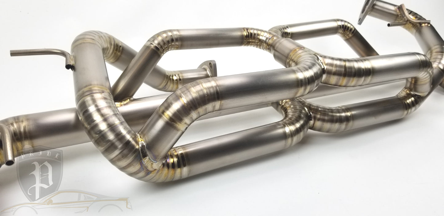 PRIDE NSX Exhaust System - V2 Full Titanium