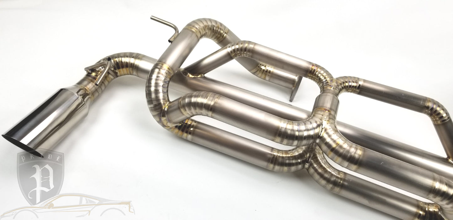 PRIDE NSX Exhaust System - V2 Full Titanium