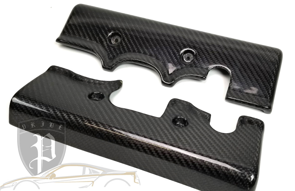 PRIDE Engine Injector Wire Covers - Carbon