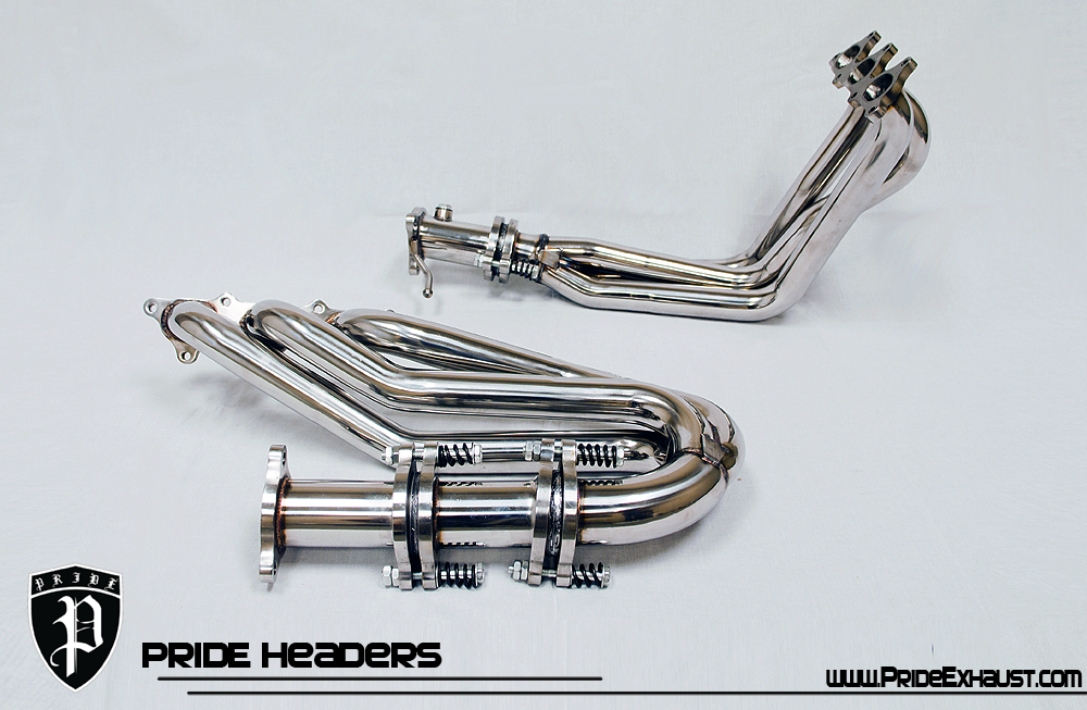 PRIDE NSX Header System - Stainless 91-94