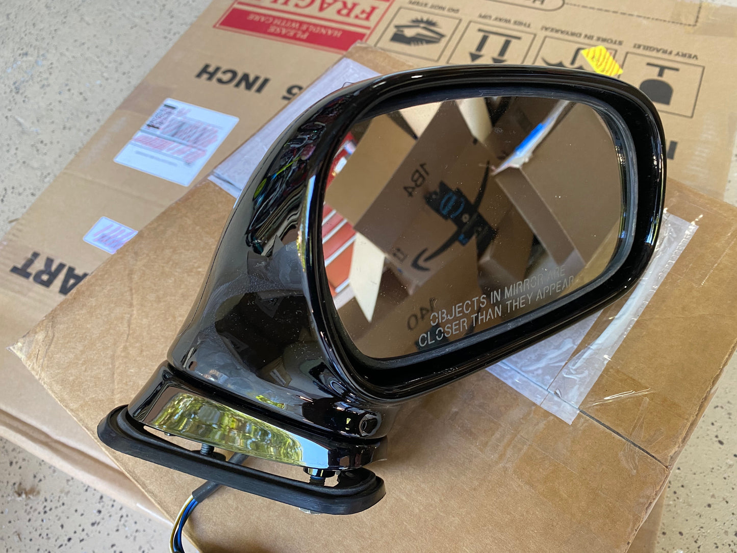 NSX OEM Mirror Passenger Side - Black