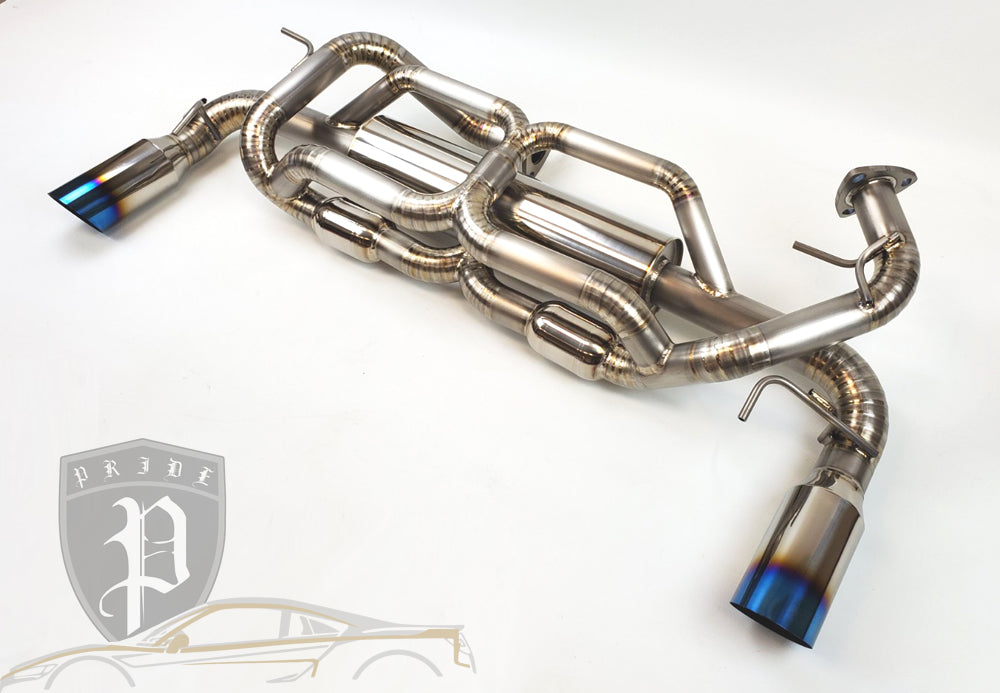 PRIDE NSX Exhaust System - V2 Full Titanium