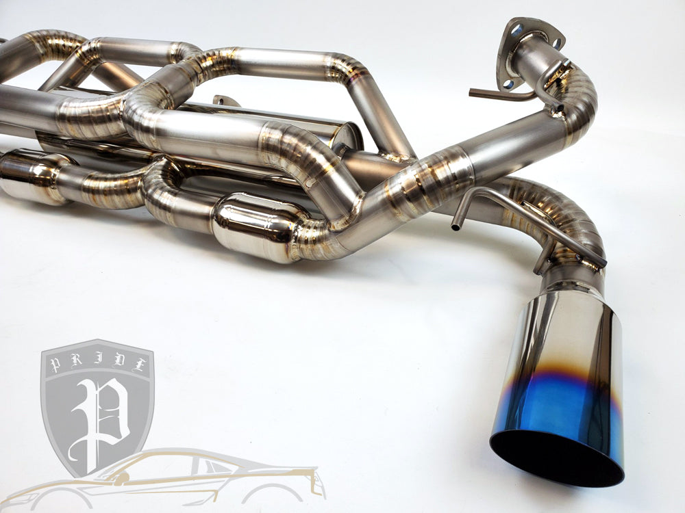 PRIDE NSX Exhaust System - V2 Full Titanium