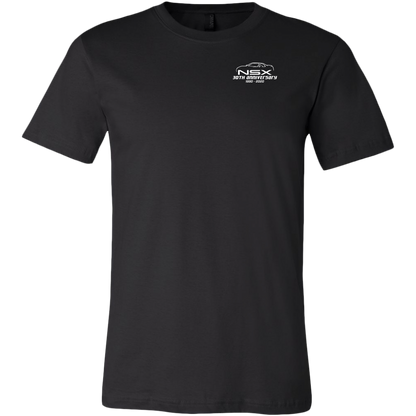 NSX 30th Anniversary Black White Logo - Short sleeve t-shirt