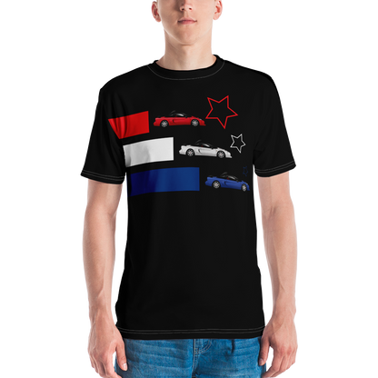 NSX Red, White and Blue - Men's T-shirt