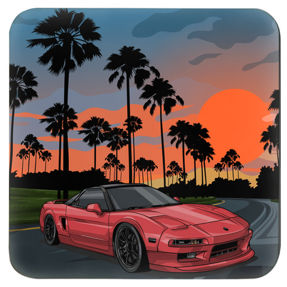 SJ's NSX - Coasters with Background