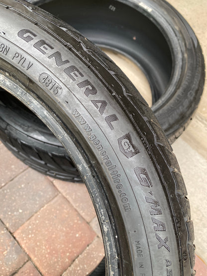 Used Tires - General G-max AS-03 2x 245/40/17 - 6/32