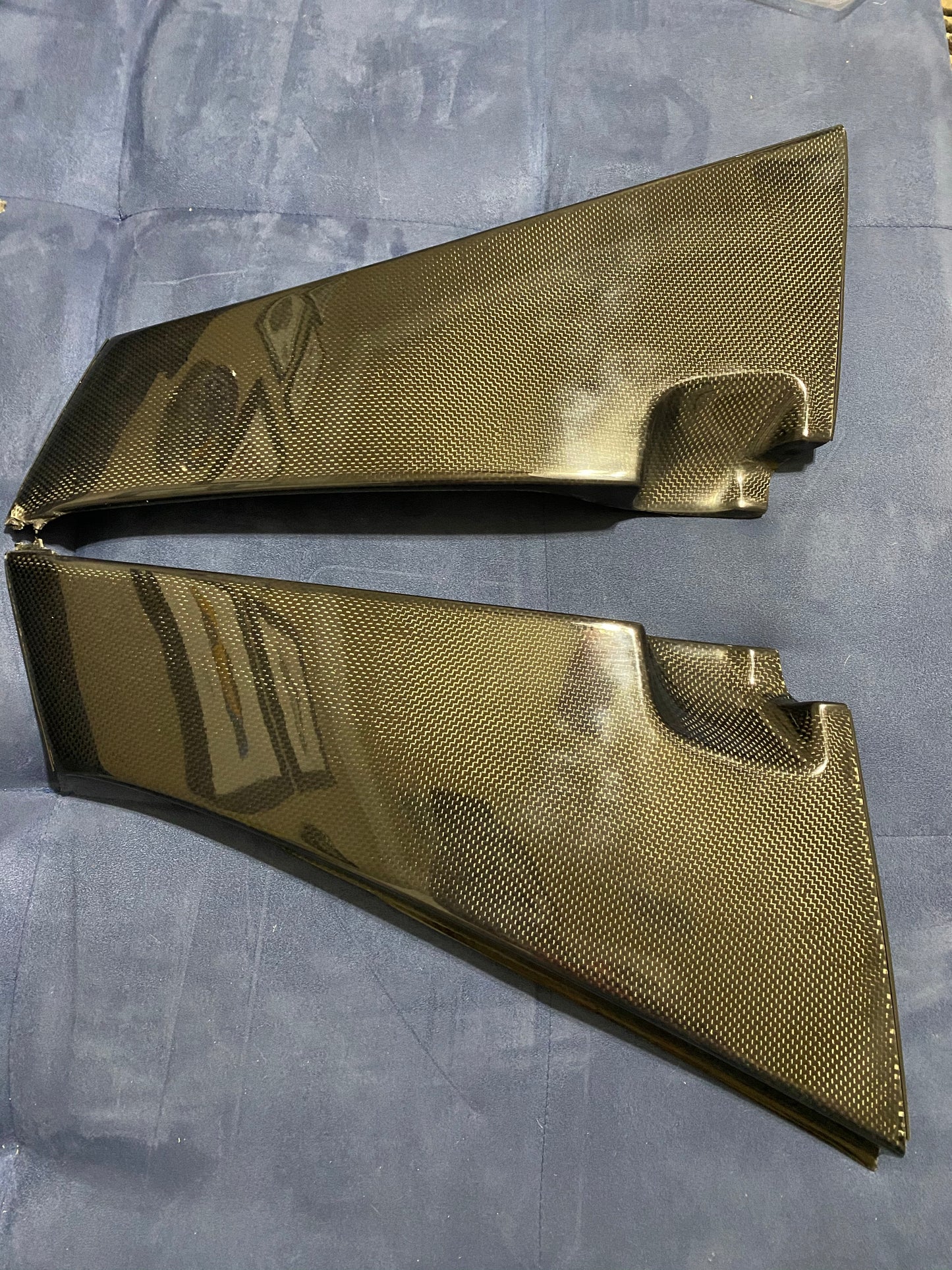 MITA NSX B-Pillar Set - Carbon Outside - Damaged