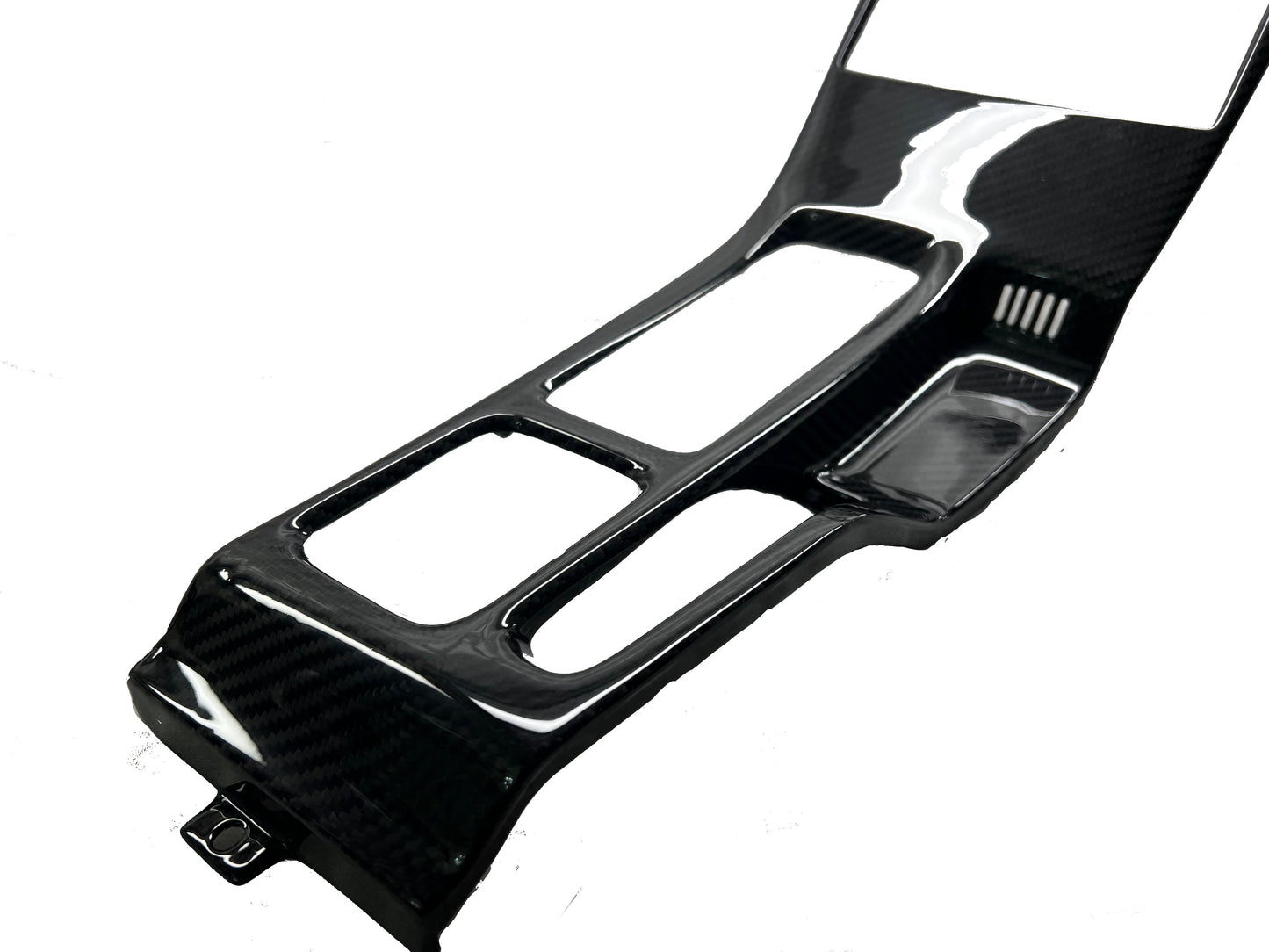 EuroBoutique CARBON FIBER LHD DOUBLE DIN CENTER DASH PANEL ASHTRAY DELETE