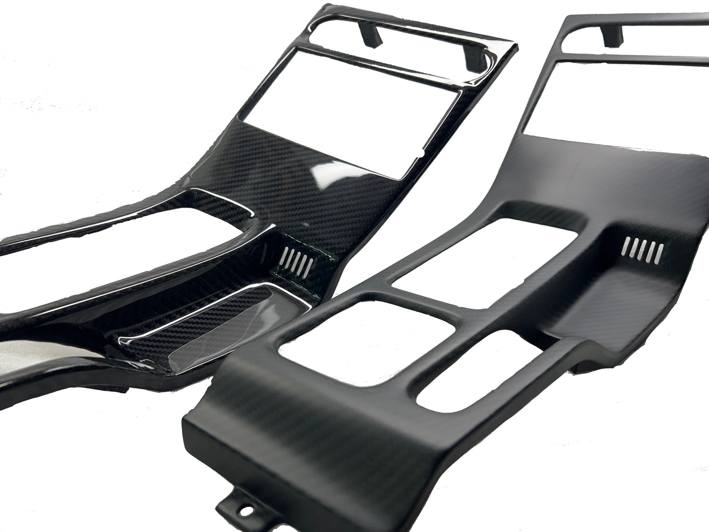 EuroBoutique CARBON FIBER LHD DOUBLE DIN CENTER DASH PANEL ASHTRAY DELETE