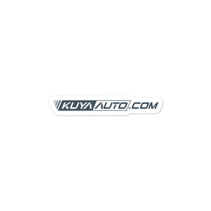 Kuya Auto Logo v2 - Gray - Bubble-free stickers