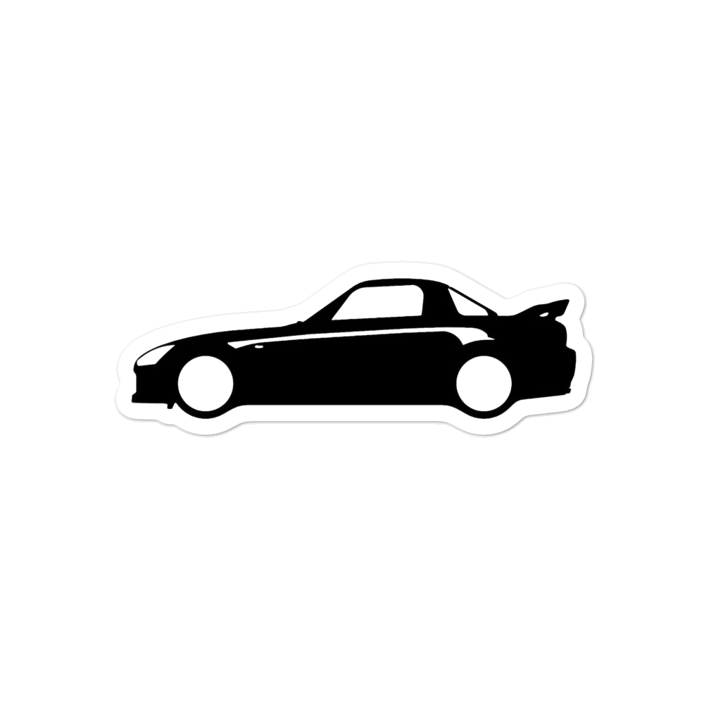 s2000 Side Silhouette - Bubble-free stickers
