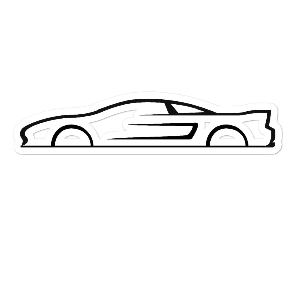 NSX NA1 Side Silhouette - Bubble-free stickers