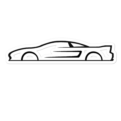 NSX NA1 Side Silhouette - Bubble-free stickers