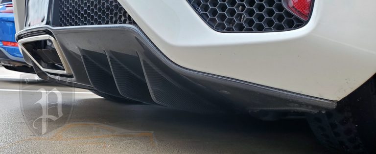 PRIDE NSX Rear Valance/Diffuser OE Style - Carbon 2017+